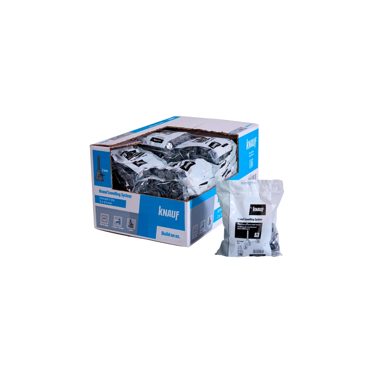 Knauf - KLS Schroef 2 mm x 15 mm - Vis KLS 2 mm x 15 mm_100pces_PACK-PROD_C1C0