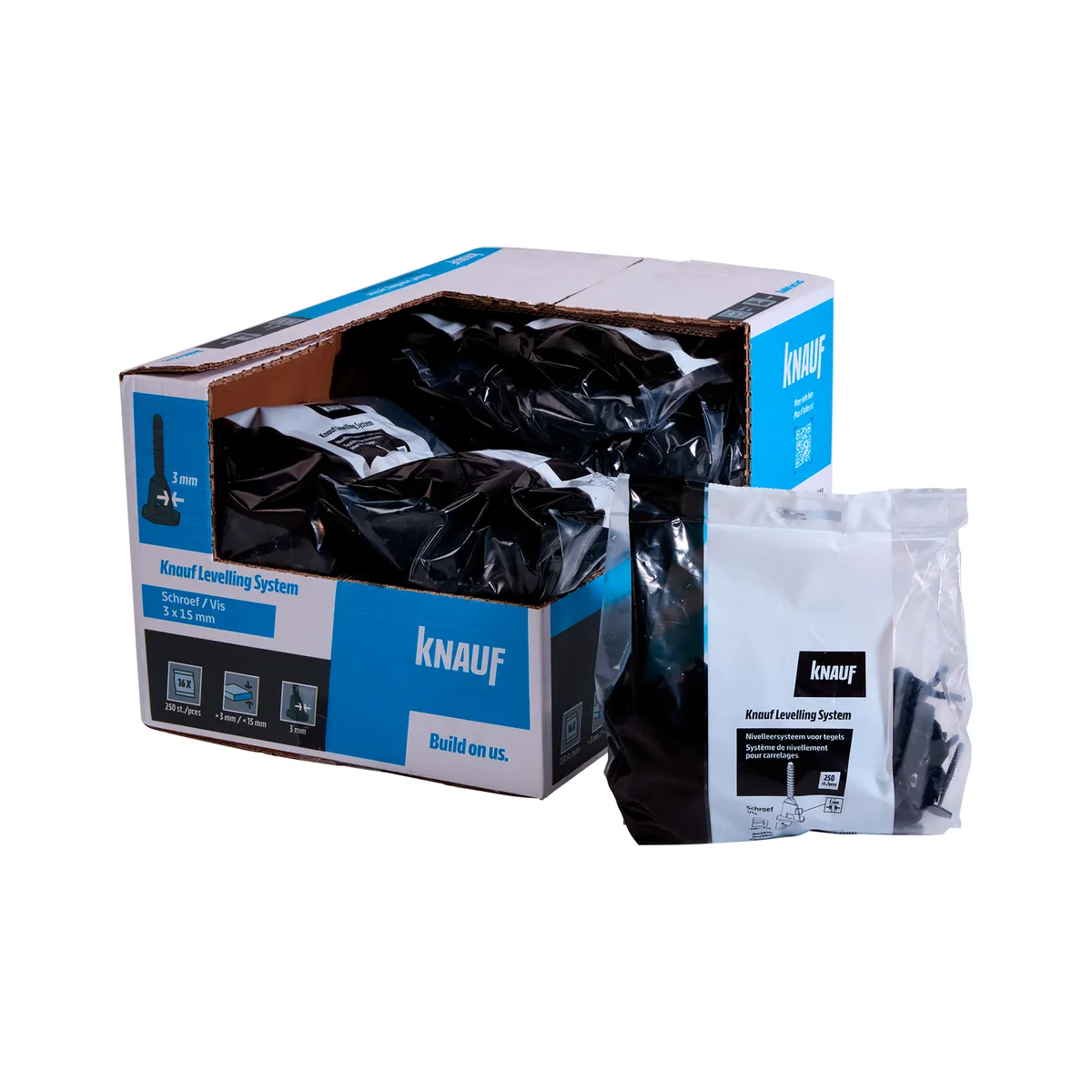 Knauf - Vis KLS 3 mm x 15 mm - Vis KLS 3 mm x 15 mm_250pces_PACK-PROD_C1C0
