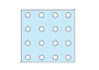Knauf - Cleaneo 12,5 mm ravna okrugla perforacija R 10/23 R, U.P. 14,8 %, SK rub