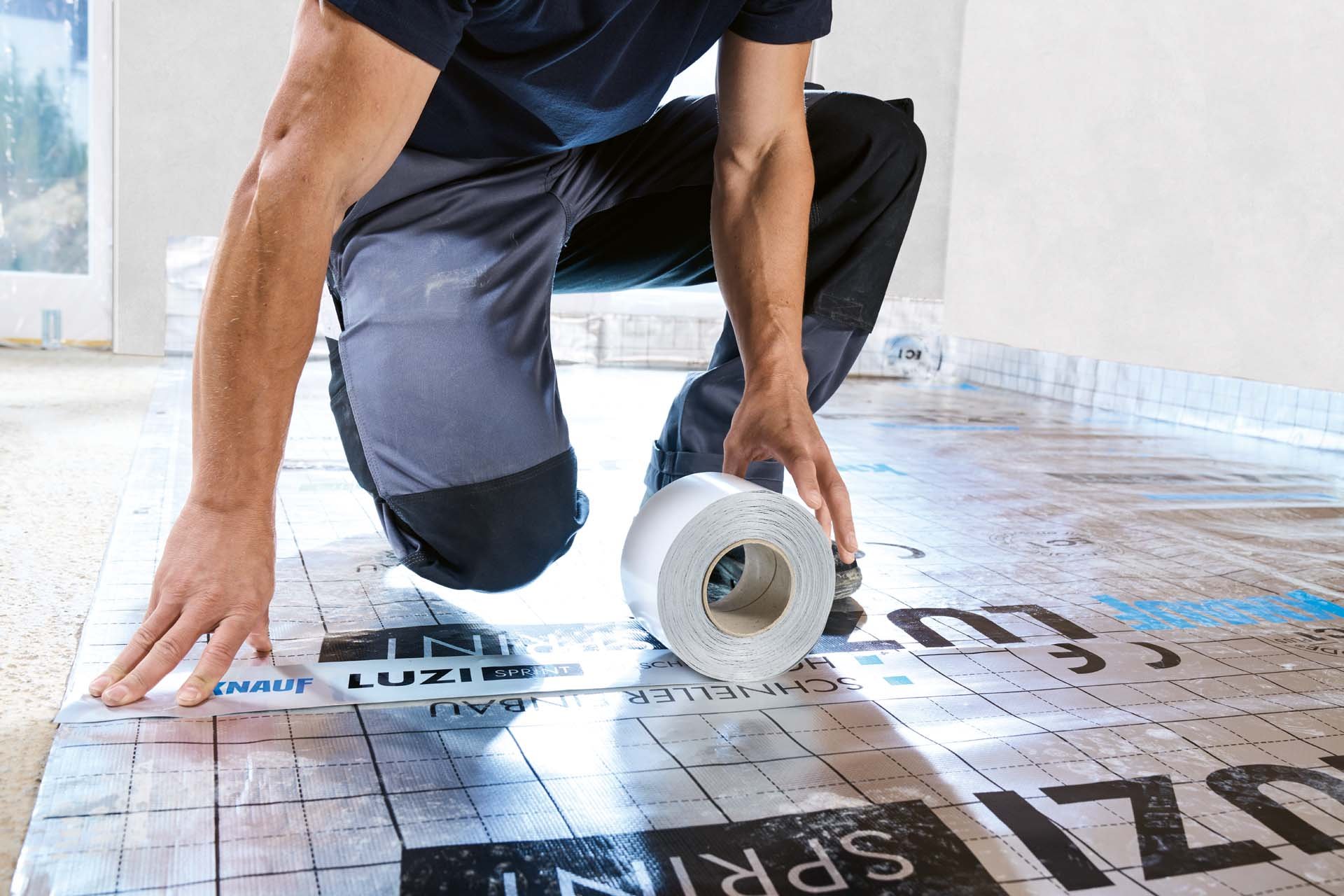 Knauf LUZI SPRINT Verarbeitungs-Shooting-Retuschiert