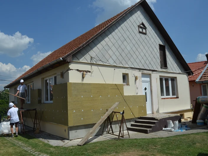 Ház kőzetgyapot szigetelés