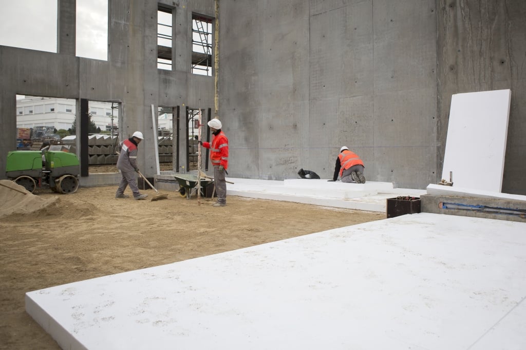 isolation beton salle portee