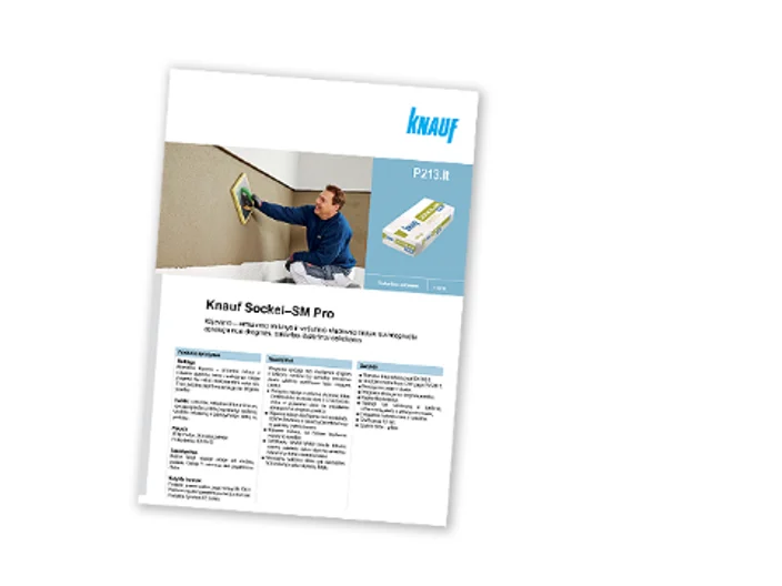 Knauf Sockel-SM Pro techninis lapas