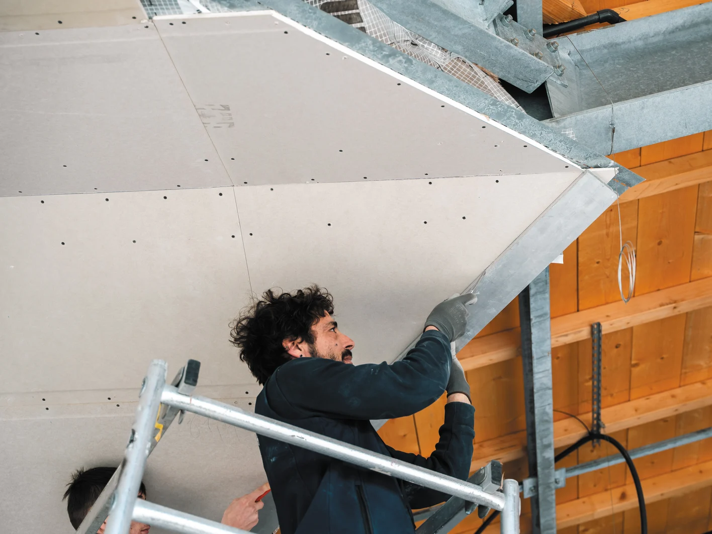 Chantier - bande jonction d'angle