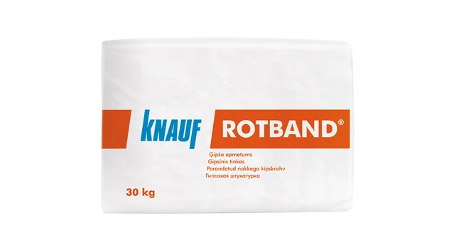 Knauf - Rotband - Rotband - Gipsinis tinkas, universalus remontinis mišinys