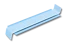 Knauf - Perfex Alu-Stoßverbinder Sonderlack - Perfex Aluminium Stossverbinder blau