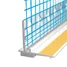 Knauf - Aansluitingsprofiel PVC zonder dichtingslip - Profilé de jonction PVC sans languette d'étanchéité - Aansluitingsprofiel PVC zonder dichtingslip
