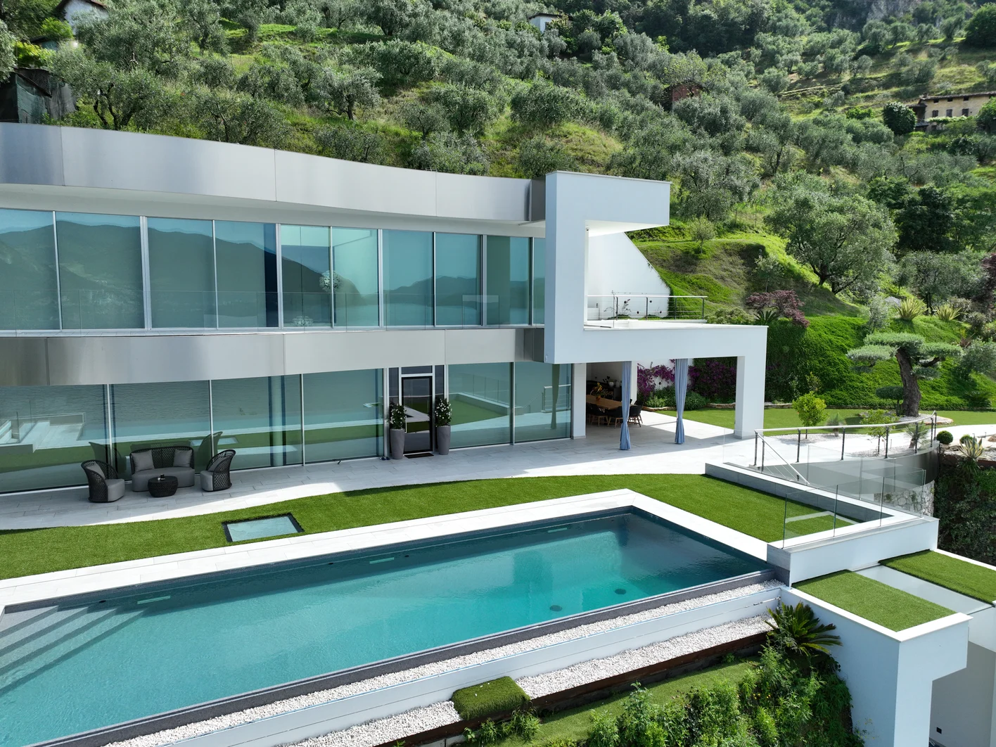 Villa sul lago di Iseo lavori finiti 18