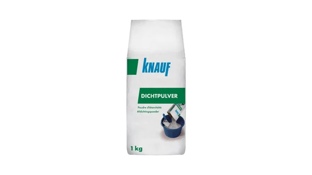 Knauf - Dichtpulver - Dichtpulver - Hidroizoliacinis mišinių priedas