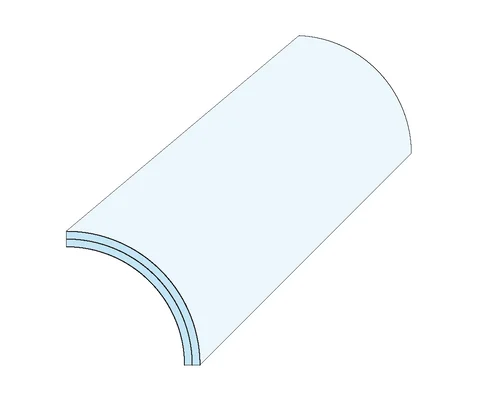Knauf - Rundbogenelement 90° - Rundbogen 90Grad