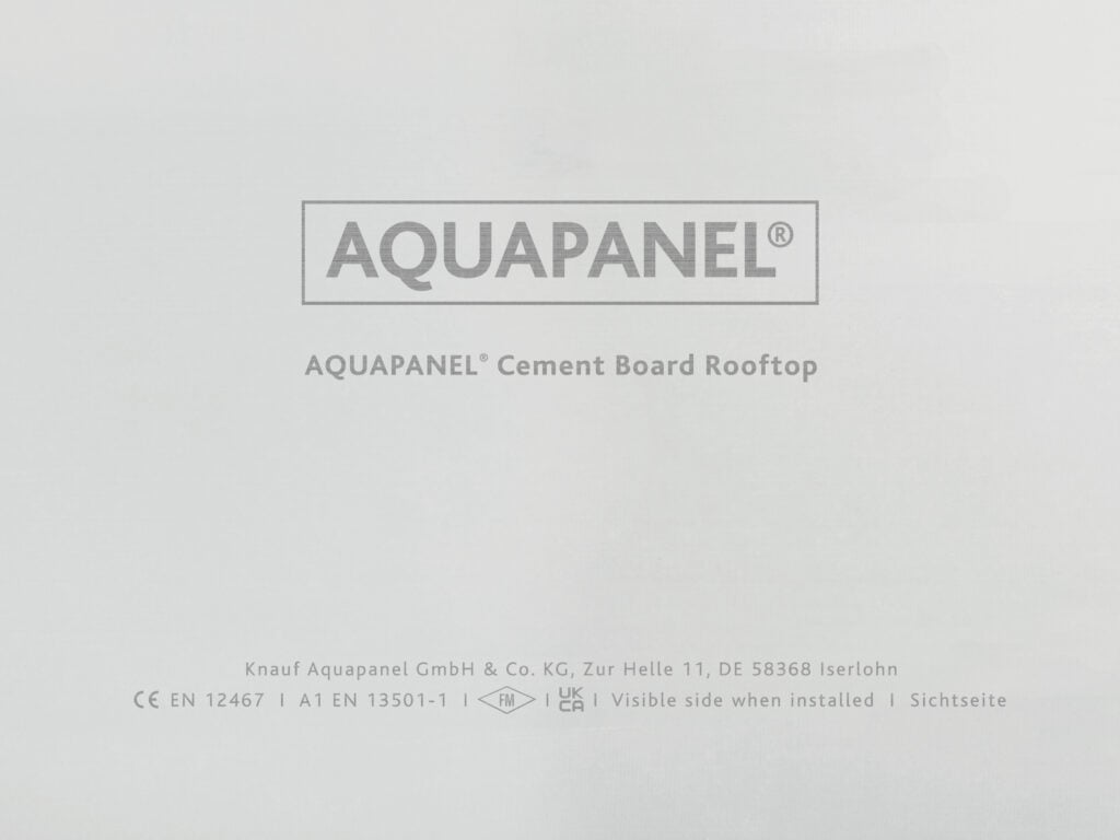AQUAPANEL® Cement Board Rooftop 12,5