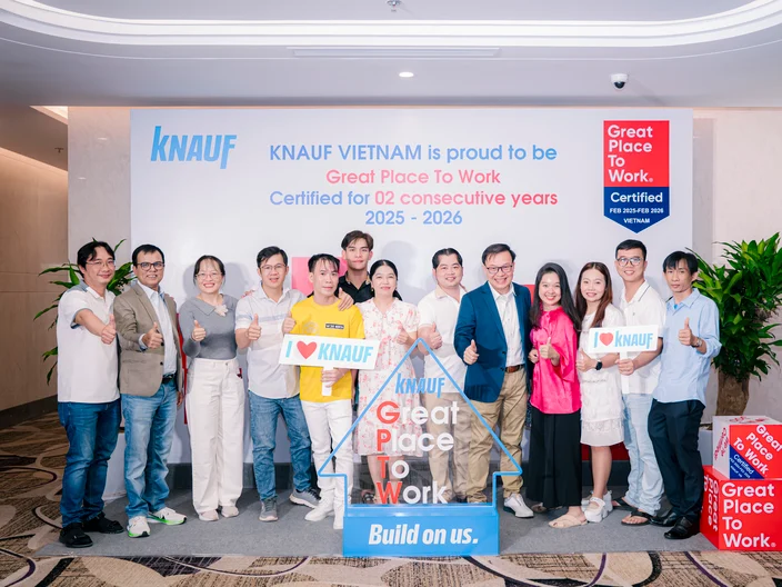 Knauf nhận giải Great Place To Work 2024