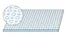 Knauf - Akustična plošča Cleaneo Tape Board 12/20/66 R 12,5 mm - Cleaneo SK 12 20 66 R Versetzte Rundlochung