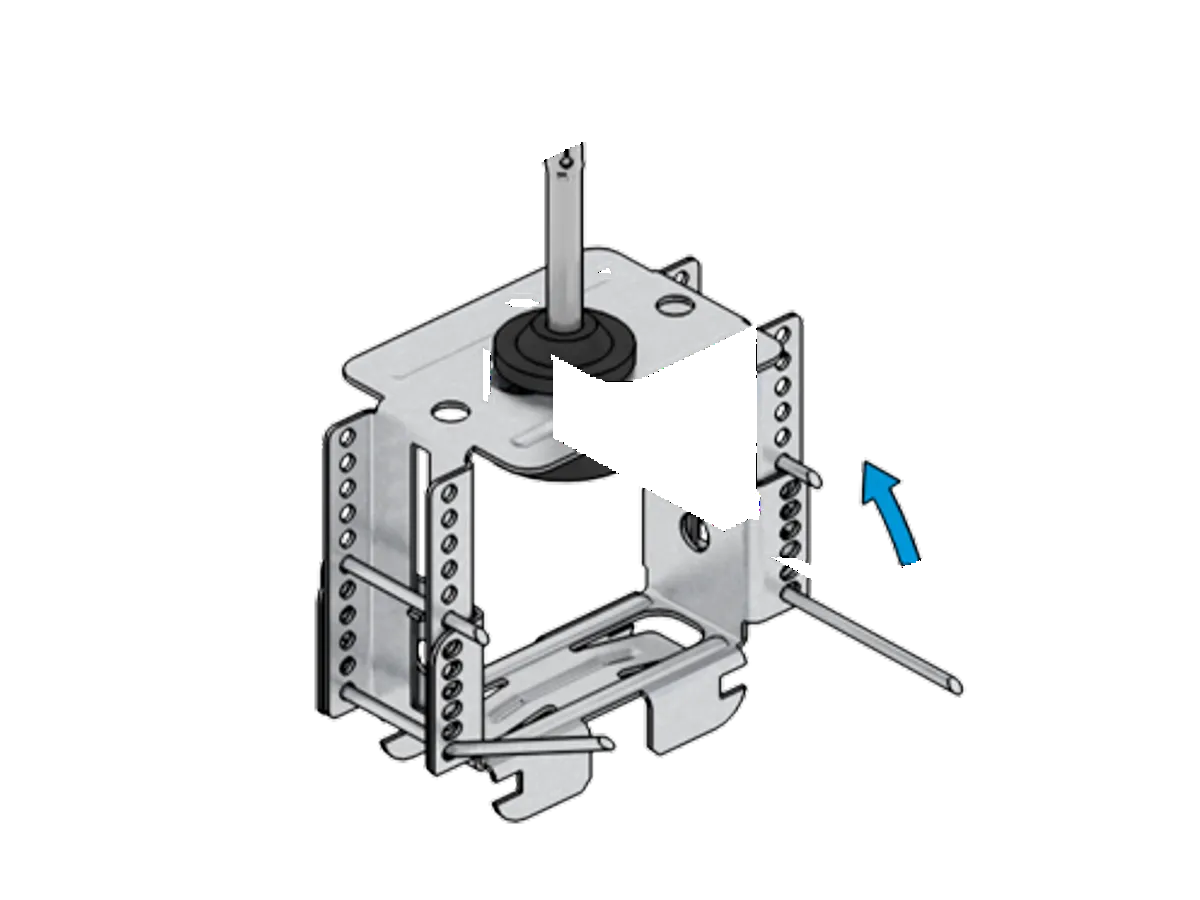 Knauf - Suspension directe acoustique prépliée réglable - Suspension directe acoustique prépliée réglable - Mise en oeuvre