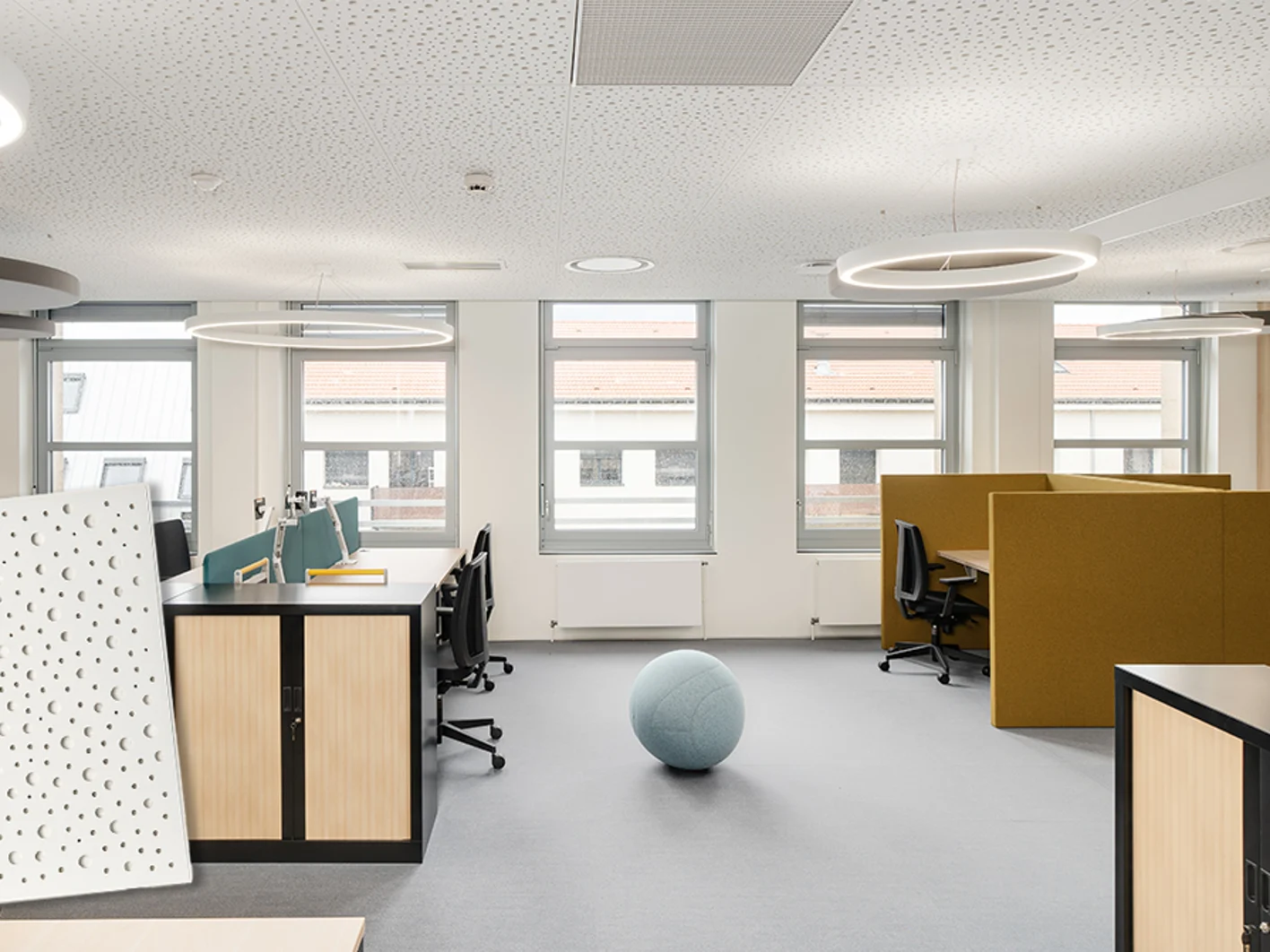 visuel dalles acoustiques démontable plafond