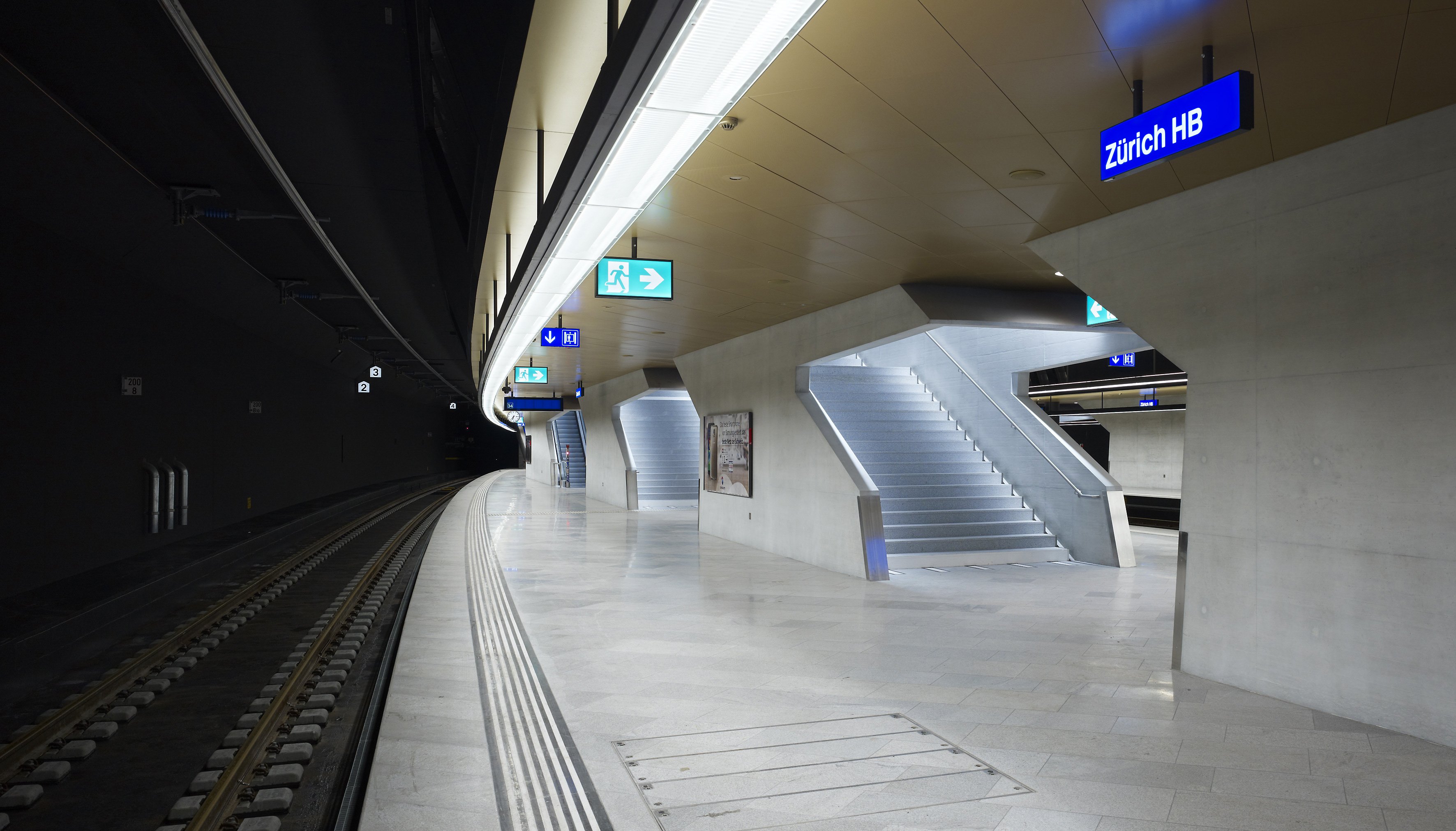 Transport Station Platforms Zurich Train Station Metal Hook On RH 200