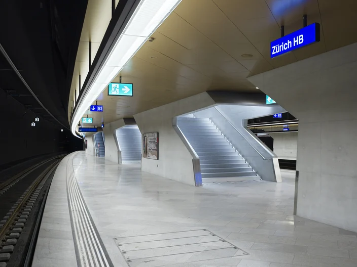 Transport Station Platforms Zurich Train Station Metal Hook On RH 200