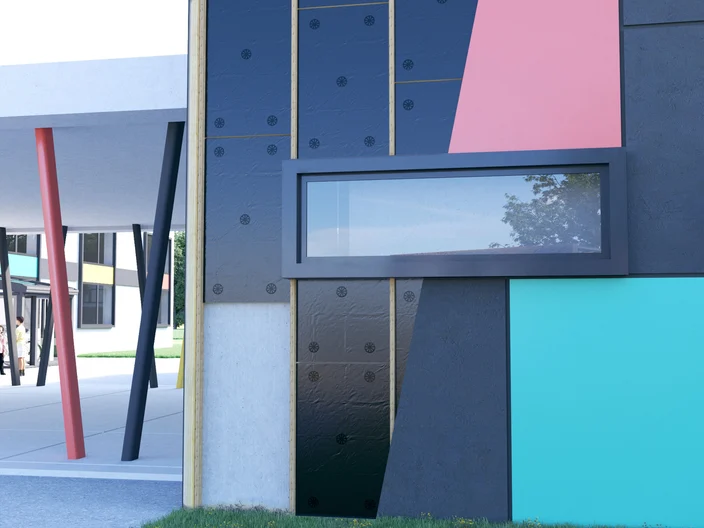 City App - School - Ventilated facade