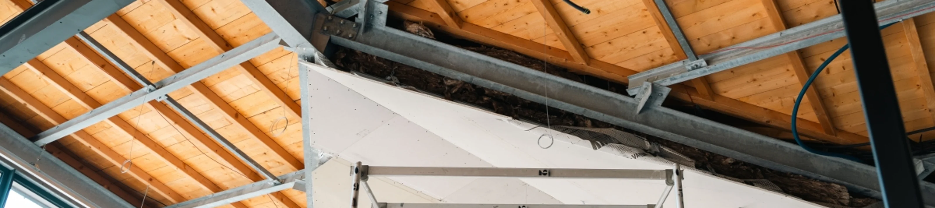 chantier bande de jonction d'angle