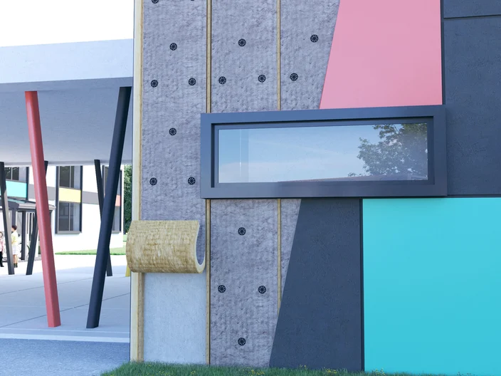 City App - School - Ventilated facade