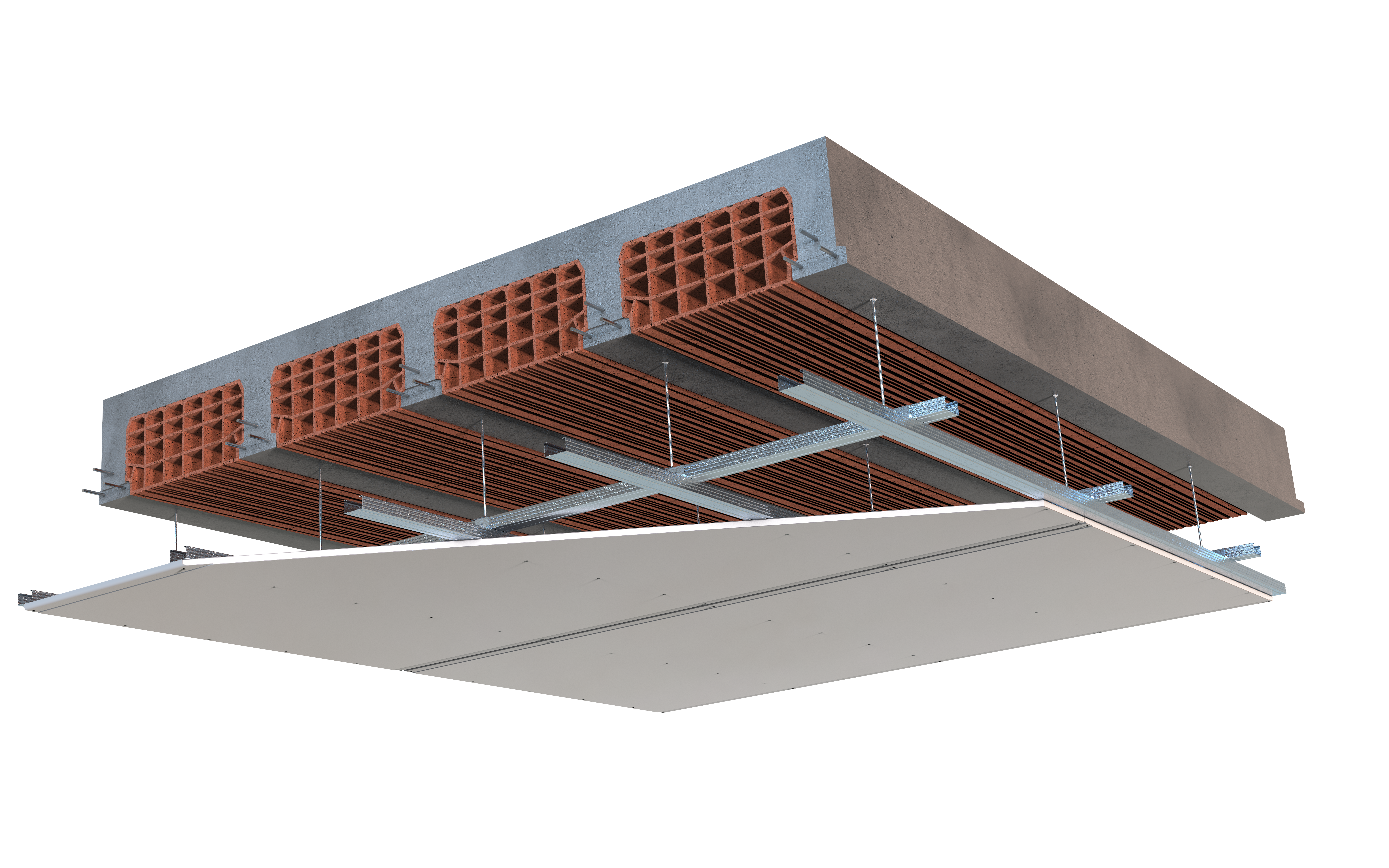Controsoffitto D112 - Render
