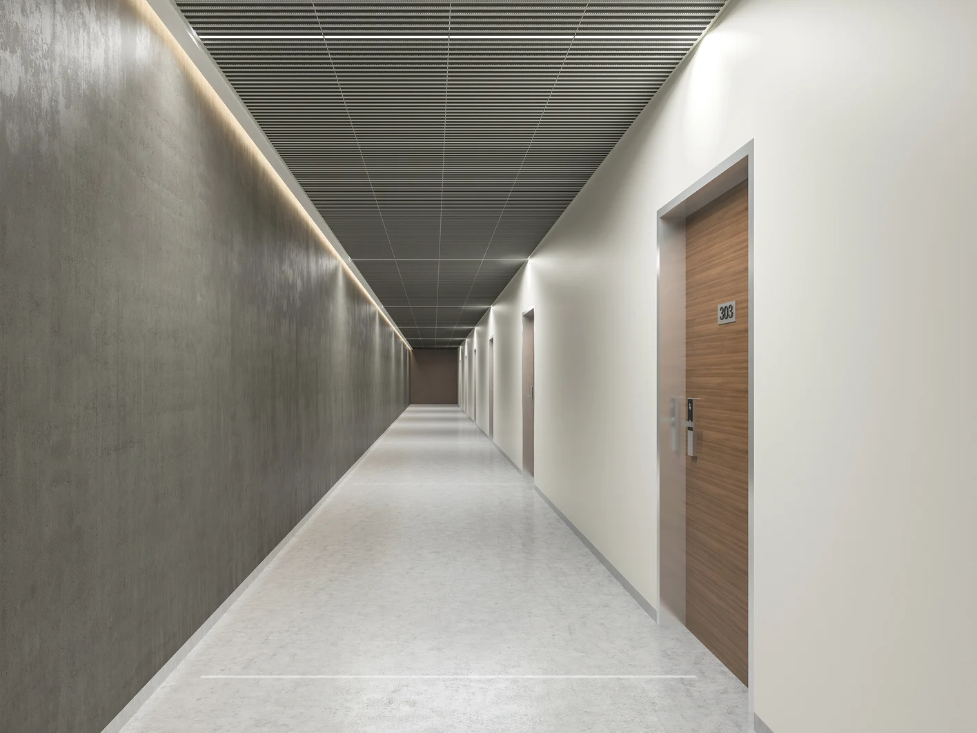 rold12 hote corridor white black low
