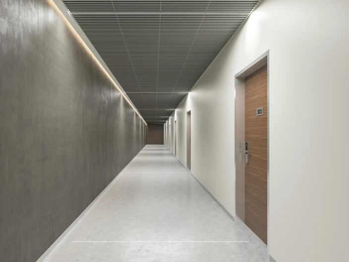 rold12 hote corridor white black low