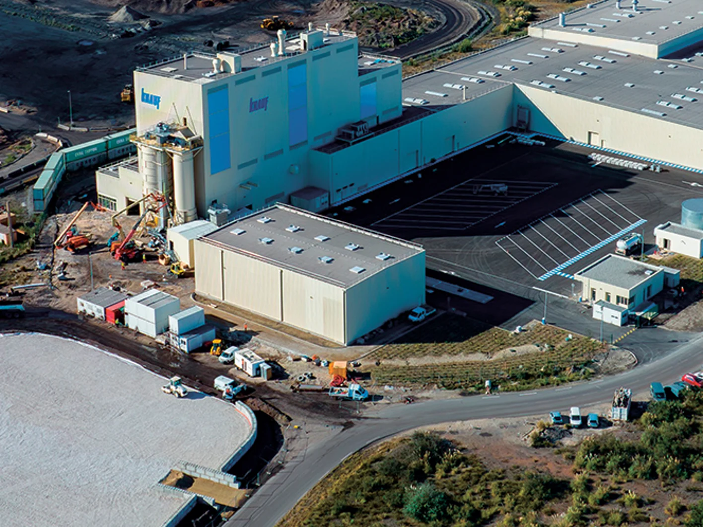 Knauf Plâtres Fos - vue aérienne