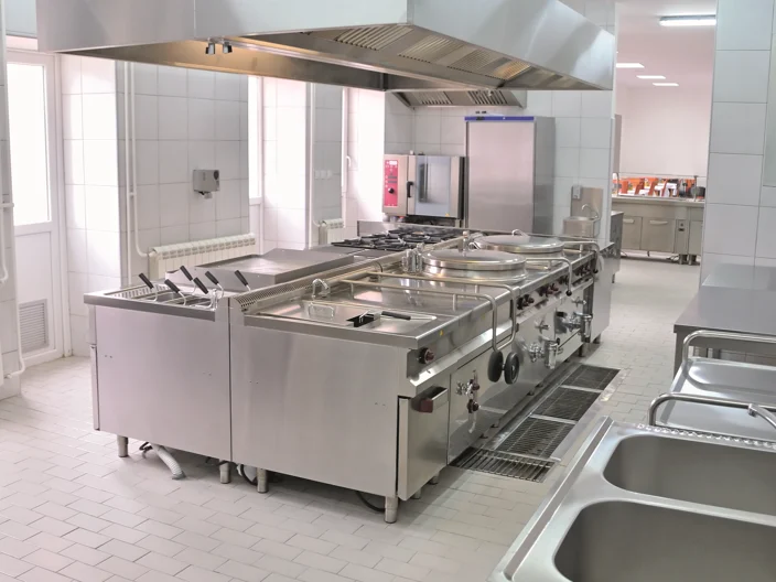 Professional kitchen interior