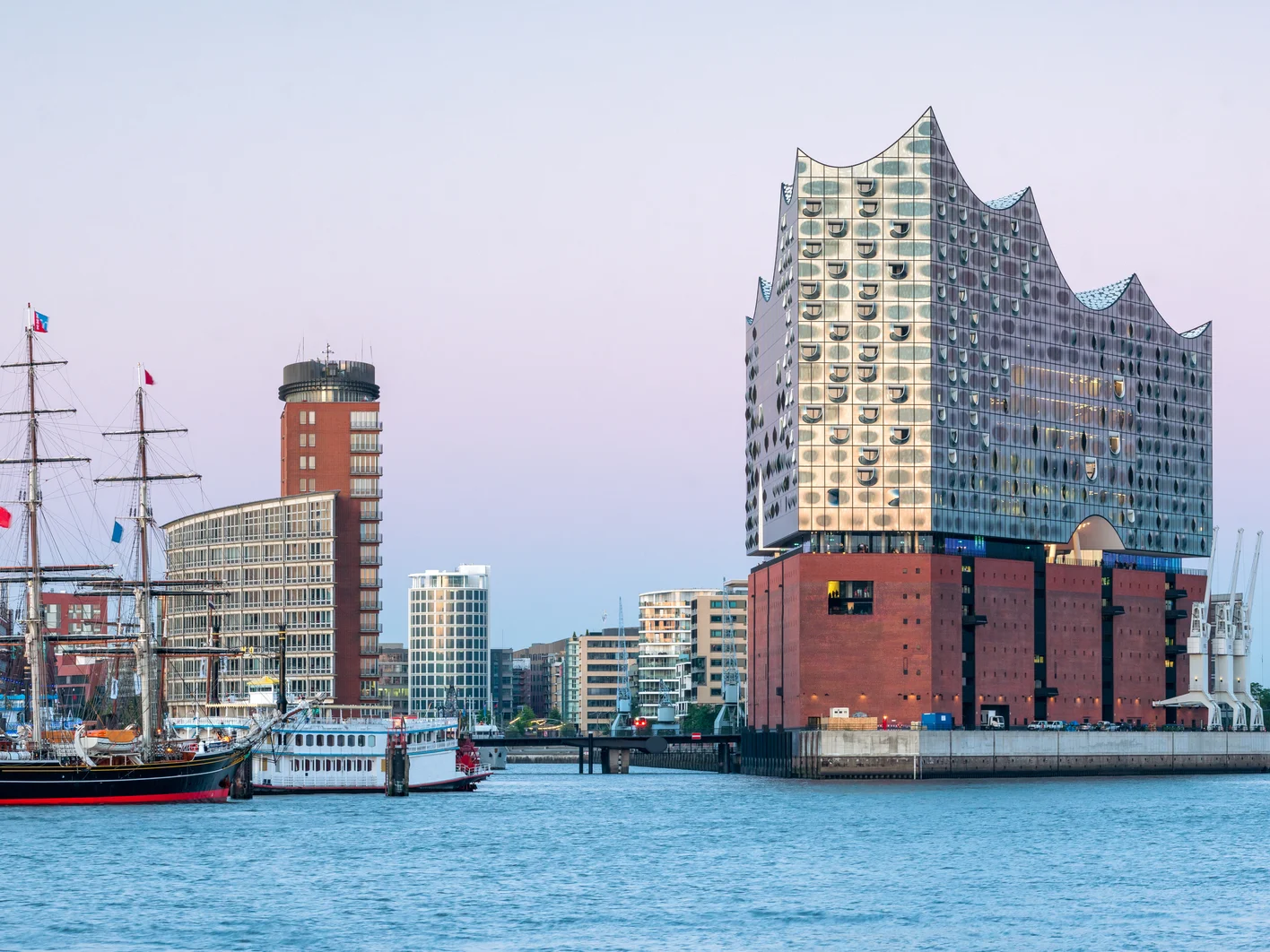 Elbphilharmonie concert hall in Hamburg Germany