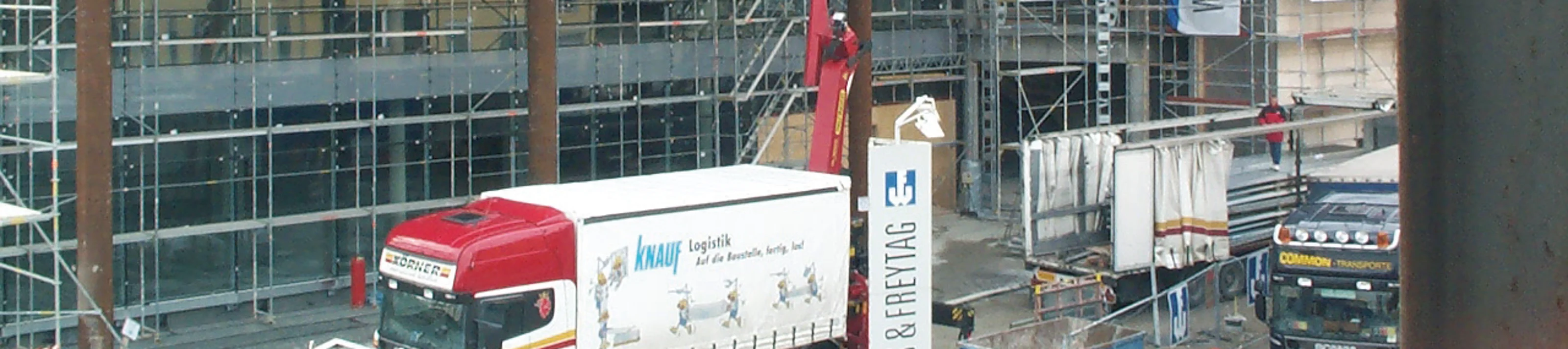 Knauf Baustellenlogistik