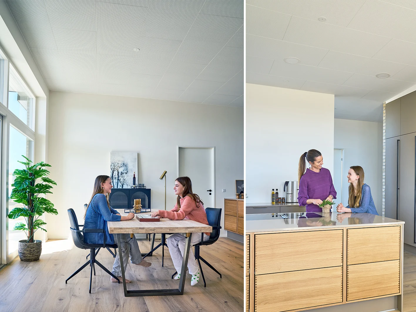 DANOloft acoustic ceiling and wall tiles