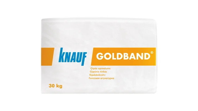 Knauf - Goldband - Goldband - Gipsinis tinkas, skirtas dirbti rankomis