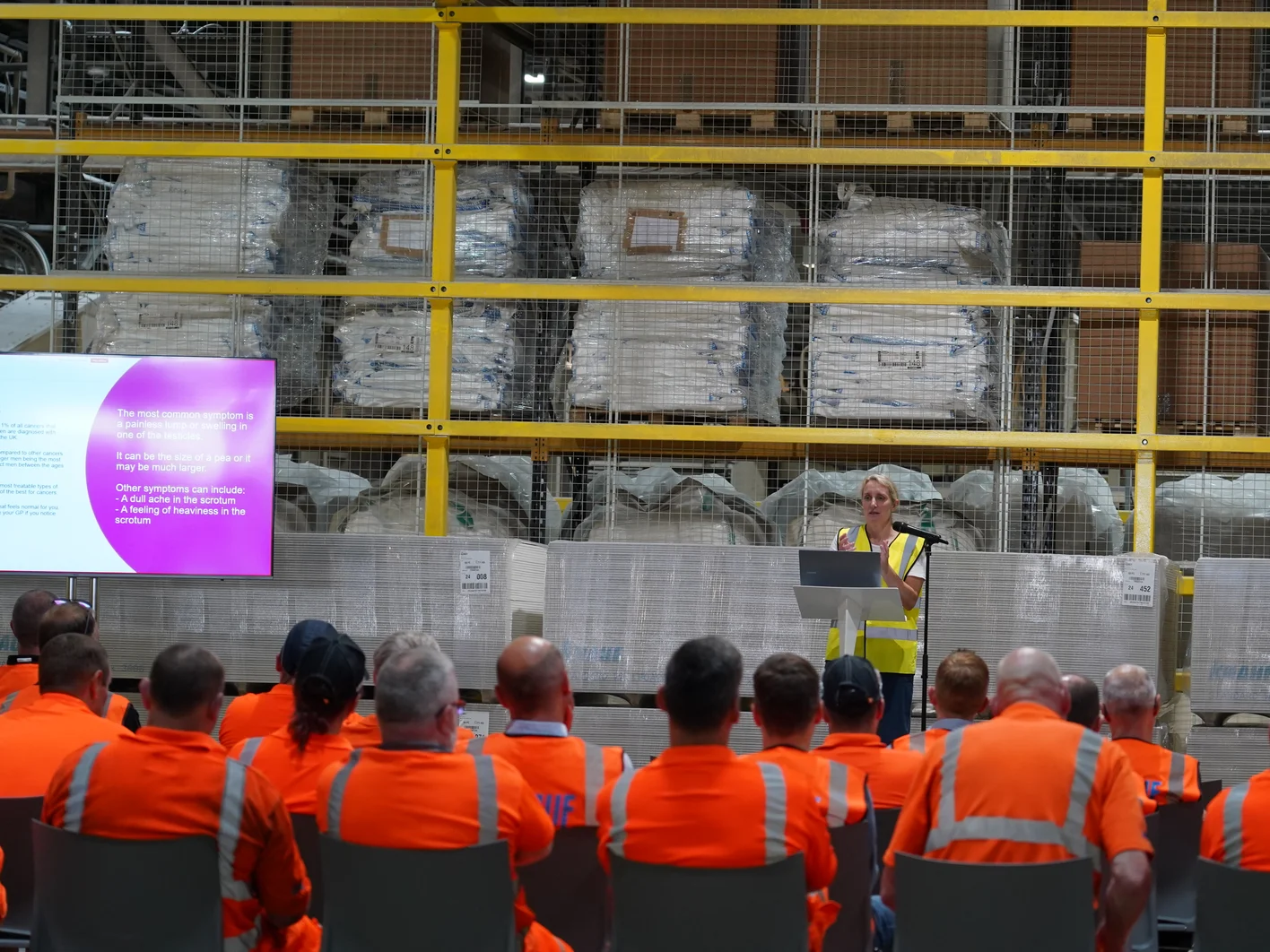 Knauf UK and Ireland Safety Day 2025 - Flex Health and Knauf employees