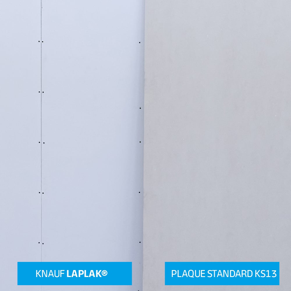 Knauf LaPlak - Comparaison plaque de plâtre multifonction