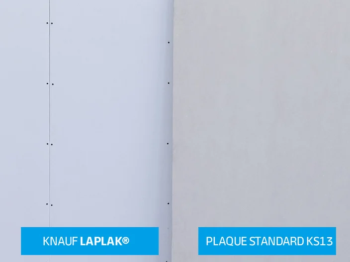 Knauf LaPlak - Comparaison plaque de plâtre multifonction