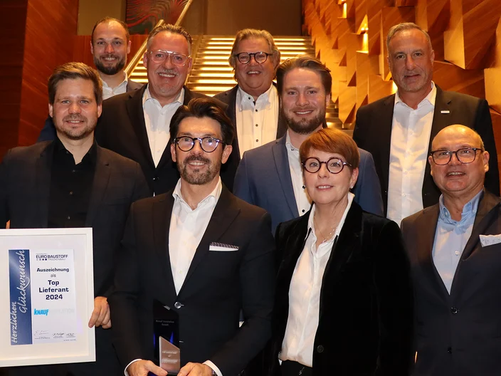 TOP Lieferant 2024 der Eurobaustoff