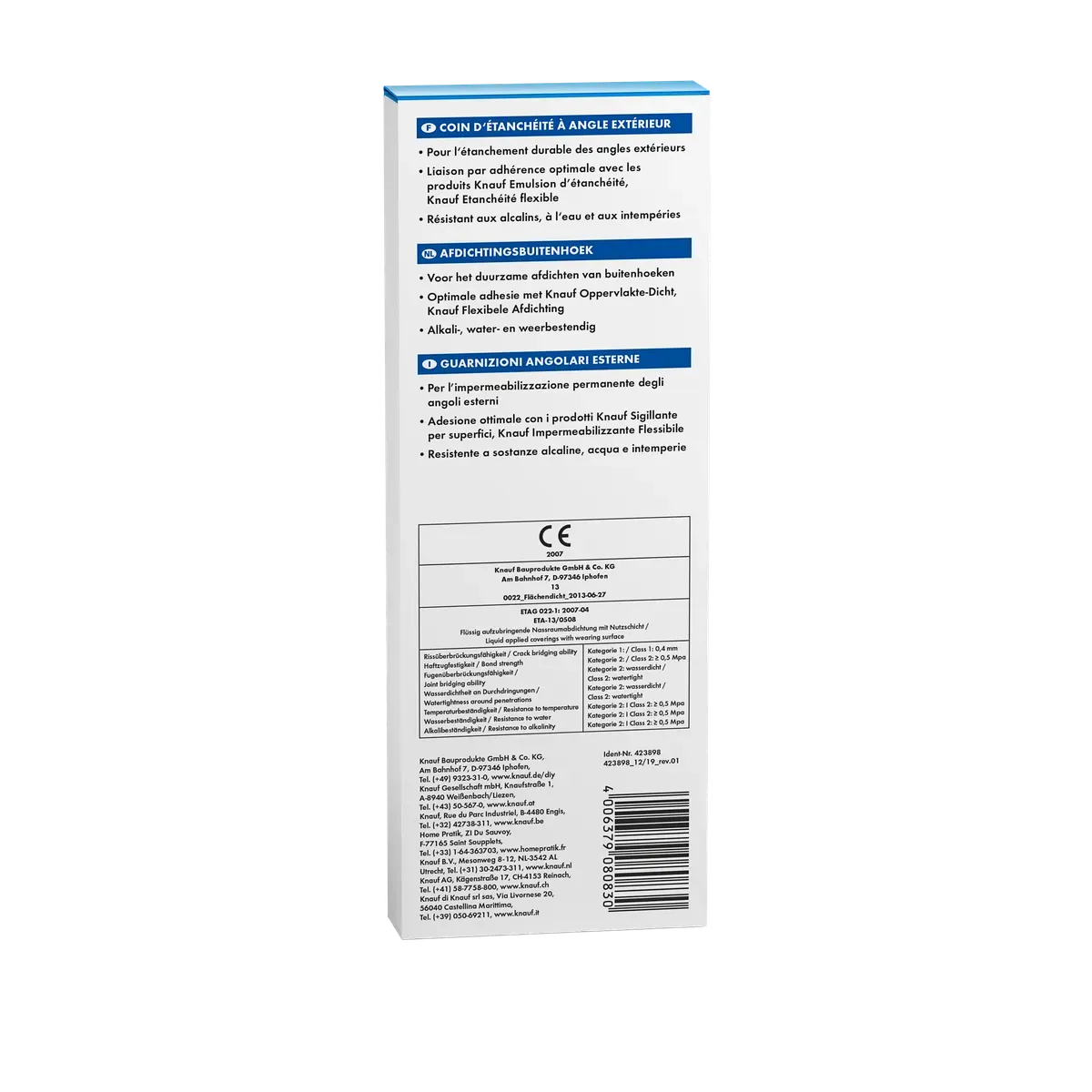 Knauf - Dichtecke außen - 4006379080830_Dichtecke-aussen_back