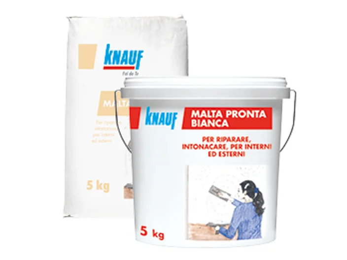 Malta pronta bianca fine