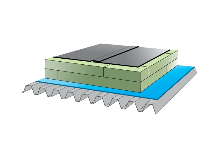 FLachdach Standard, 3D Skizze