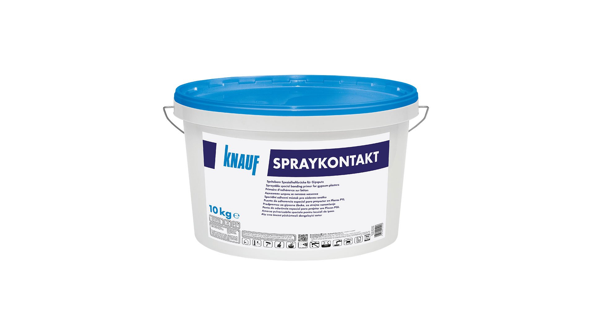 Spraykontakt - Purškiamas gruntas betoniniams pagrindams, naudojamas tinkuojant gipsiniais tinkais
