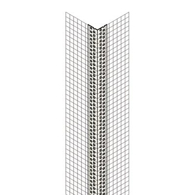 Knauf - Hjørneprofil PVC med net - Hjørneprofil PVC med net