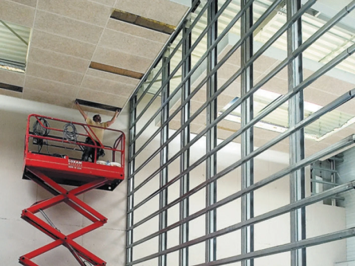 Cloison grande hauteur knauf