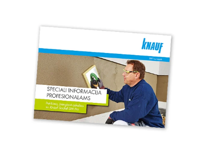 Knauf Sockel-SM Pro speciali informacija profesionalas