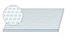 Knauf - Cleaneo Tape Board 8/18 R 12,5 - Gerade Rundlochung