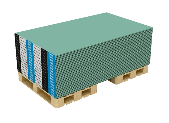 Knauf - Knauf Moisture Resistant Gypsum Board 12.5mm - Moisture Resistant Board 9.5, 12, 12.5 mm