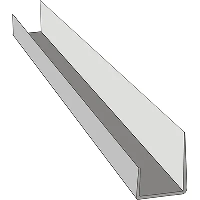 Knauf - Profil J din PVC alb - Imagine-profil-cant-placa-din-pvc-tip-j-alb-1