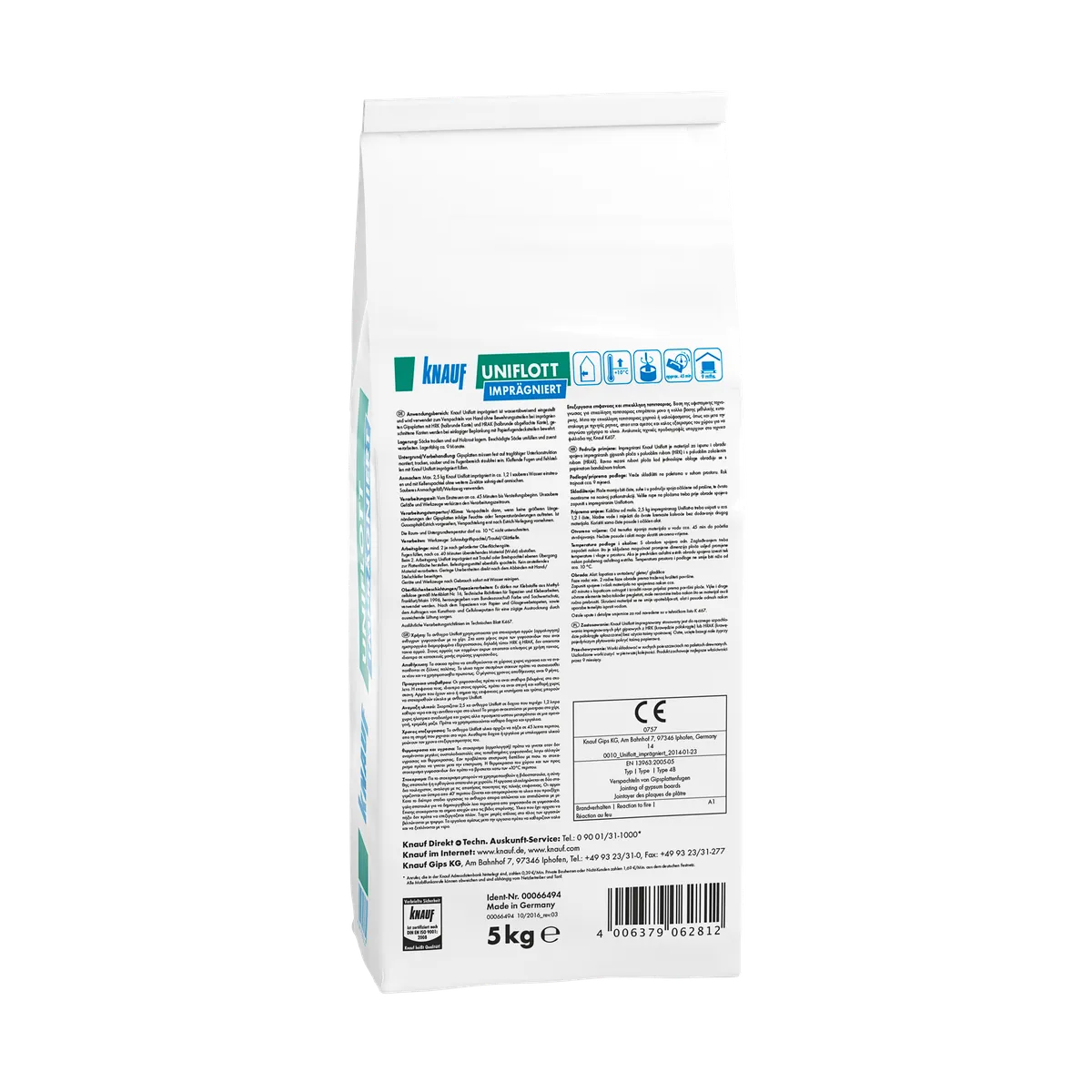Knauf - Uniflott imprägniert - 4006379041282_Uniflott-Impraegniert_back_5kg