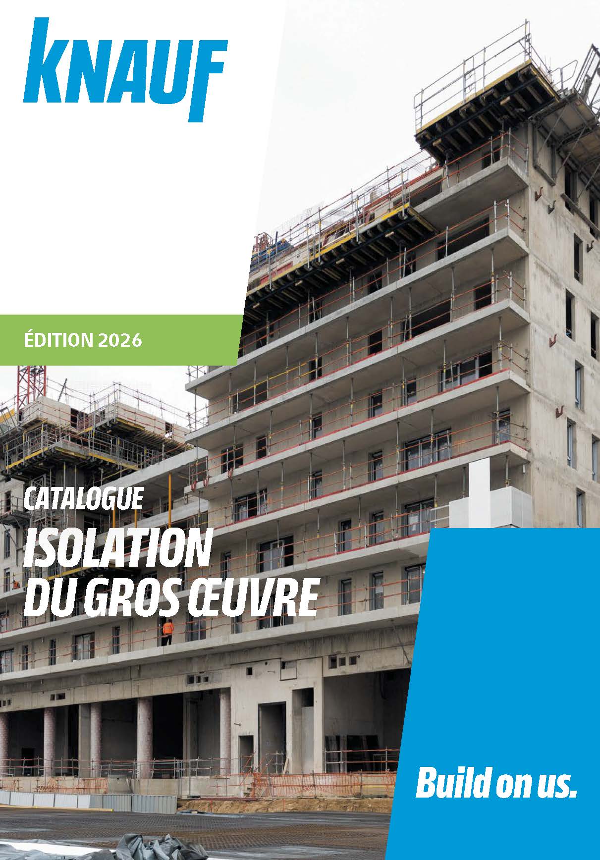 Couverture catalogue isolation du gros oeuvre