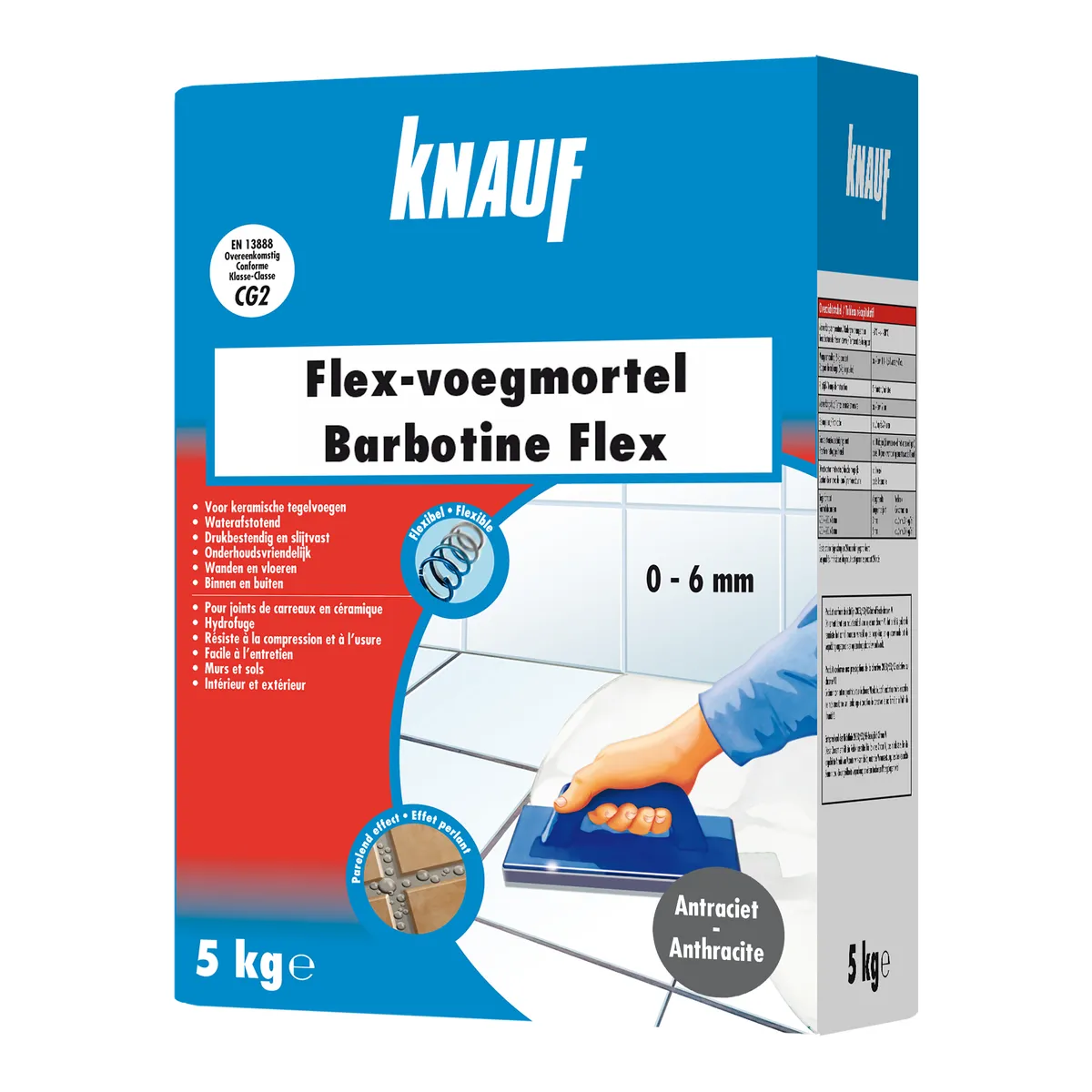 Knauf - Barbotine Flex - Barbotine Flex anthracite 5kg_PACK-PROD_C1R1